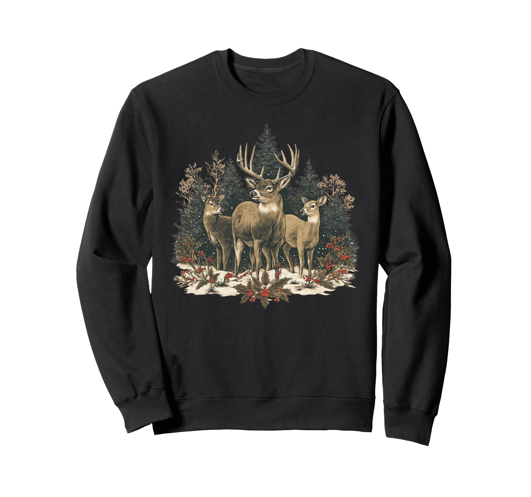 Deer 90S Sweatshirt - Trendy Graphic Unisex - T-Shirt, Sweatshirt, Hoodie