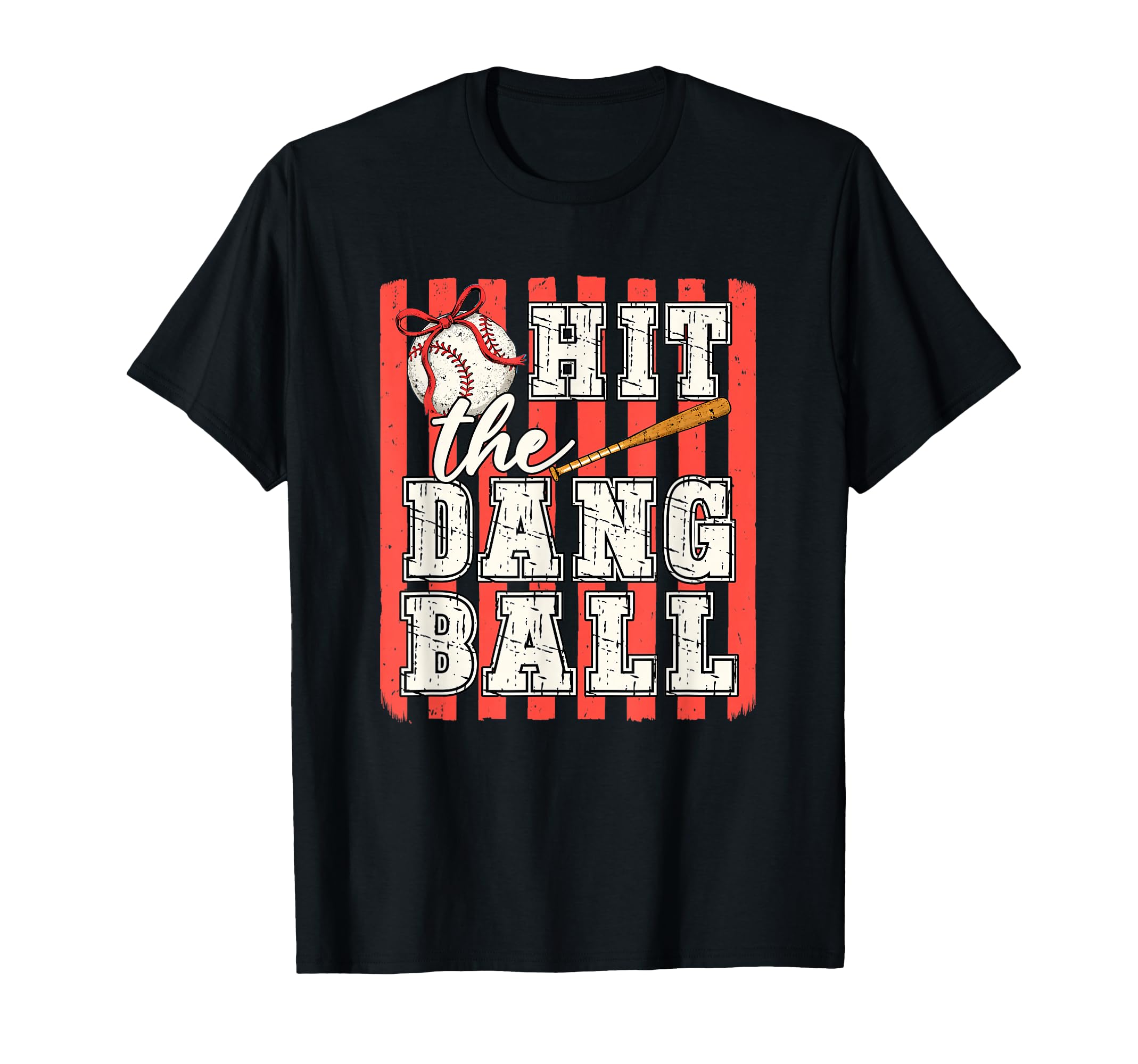 Baseball Mom Coquette Bow Game Day Hit T-Shirt - Trendy Graphic Unisex - T-Shirt, Sweatshirt, Hoodie