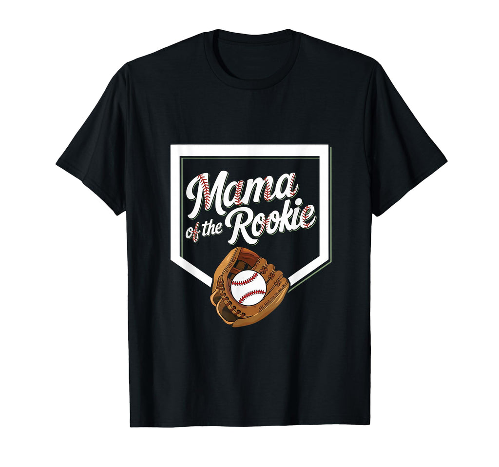 Baseball Mom Mama Rookie Proud Game Day T-Shirt - Graphic Print for Adults - T-Shirt, Sweatshirt, Hoodie