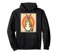 Comic Chubby Rabbit Pop Art Meme Hoodie - Unique Graphic for Adults - T-Shirt, Sweatshirt, Hoodie