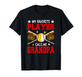 Favorite Player Calls Me Grandpa Softball T-Shirt - Trendy Graphic Unisex - T-Shirt, Sweatshirt, Hoodie