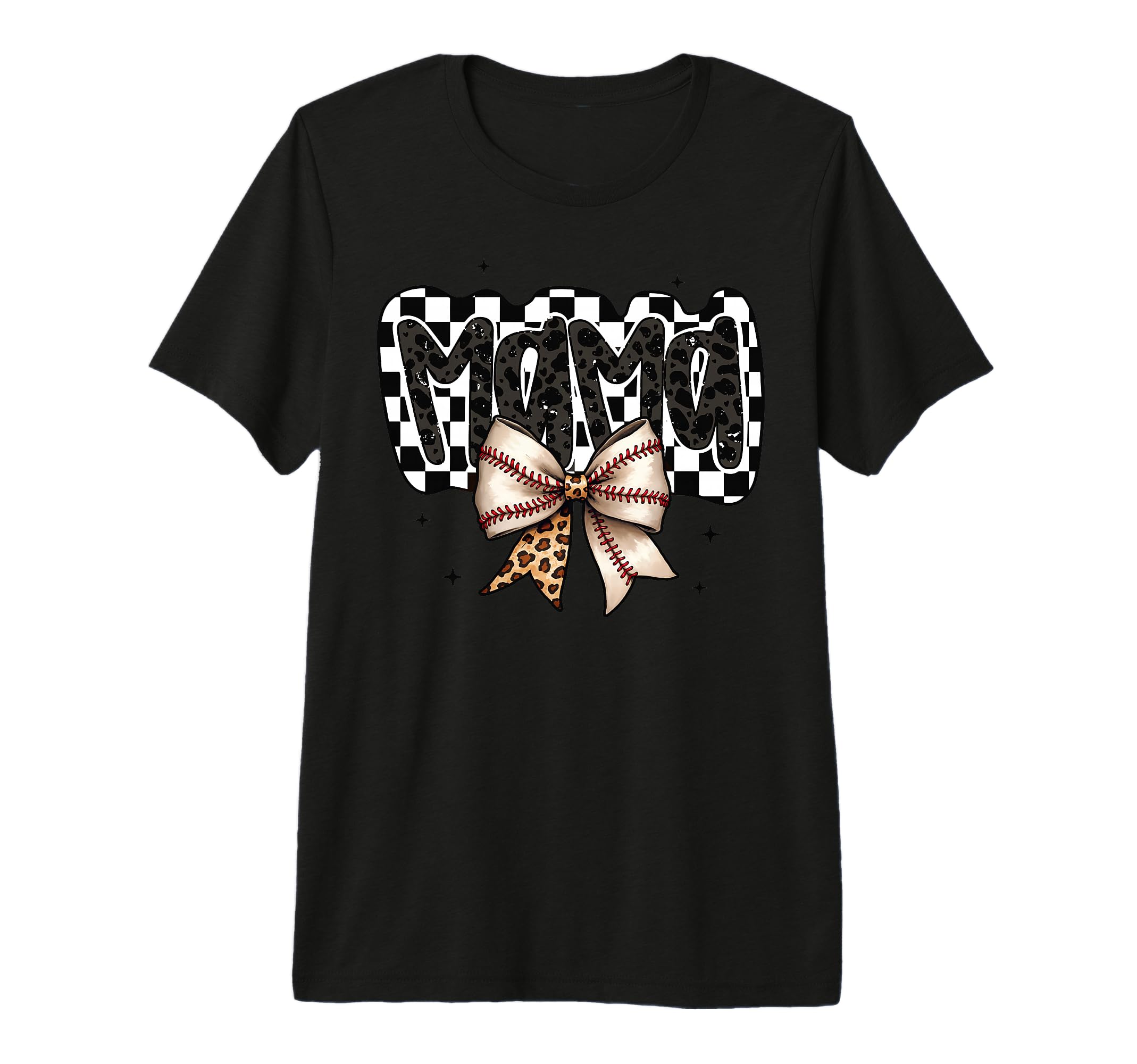 Mama Coquette Bow Game Day Baseball T-Shirt - Unique Graphic for Adults - T-Shirt, Sweatshirt, Hoodie