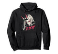 Goth Grunge Demon Anime Waifu Horror Hoodie - Custom Art Print Men Women - T-Shirt, Sweatshirt, Hoodie