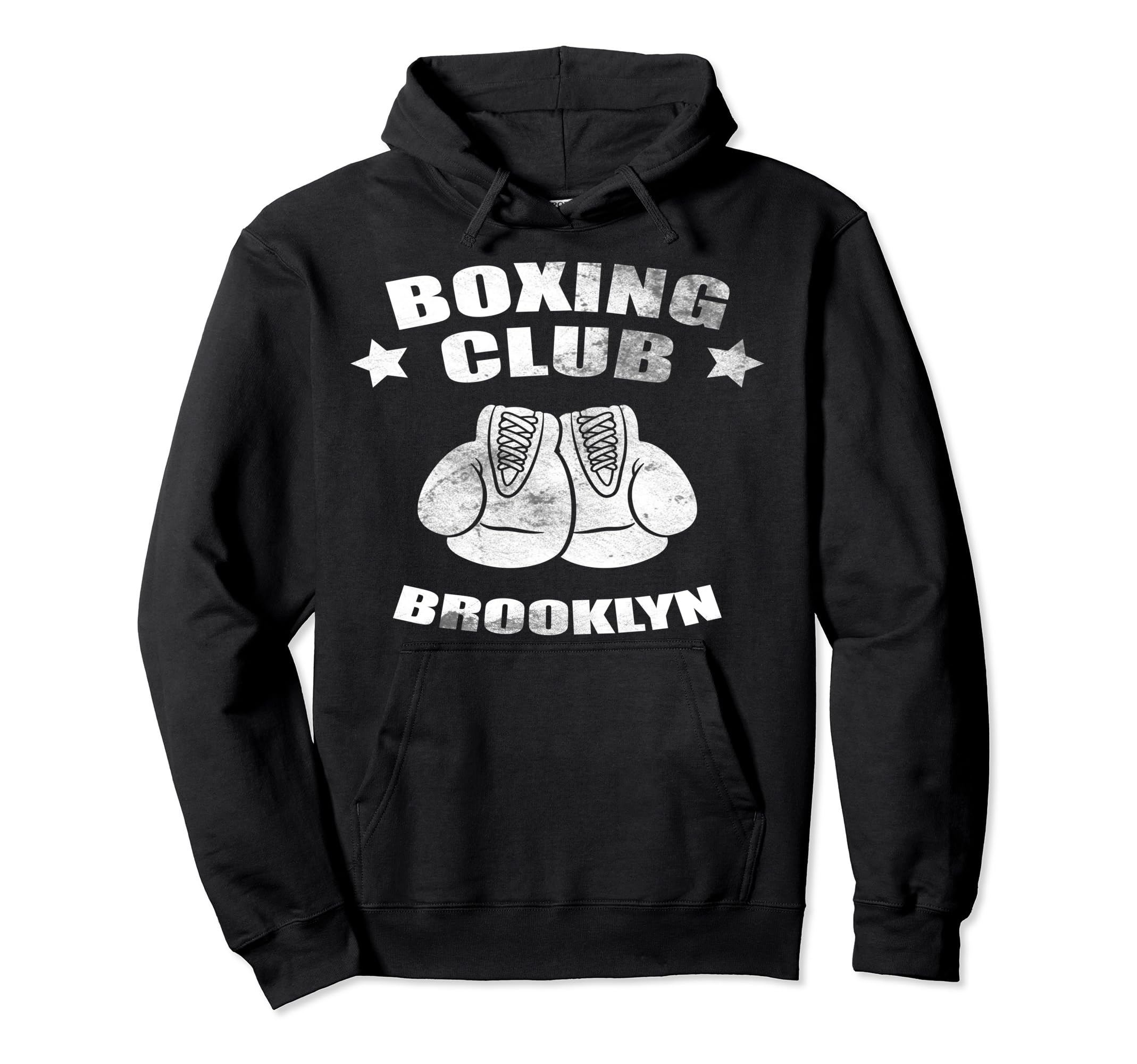 Brooklyn Boxing Club Distressed Hoodie - Casual Everyday Wear for Adults - T-Shirt, Sweatshirt, Hoodie