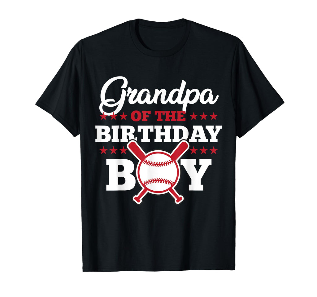 Grandpa Birthday Baseball Family T-Shirt - Minimalist Print Unisex - T-Shirt, Sweatshirt, Hoodie