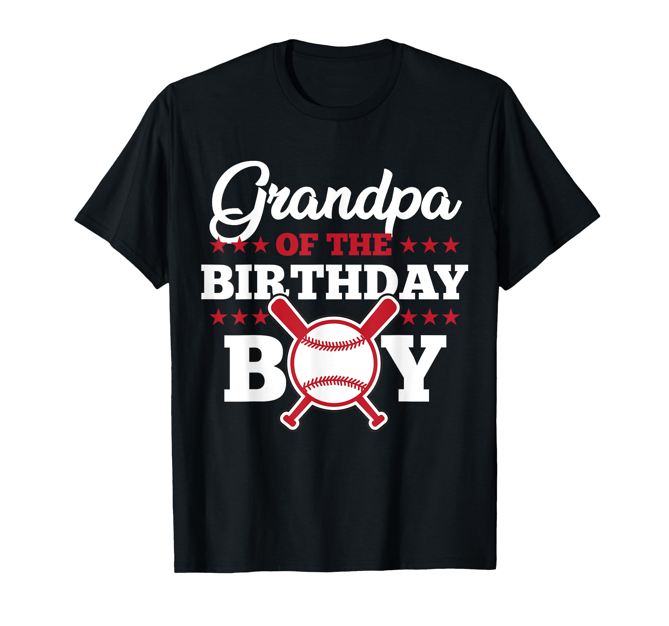 Grandpa Birthday Baseball Family T-Shirt - Minimalist Print Unisex - T-Shirt, Sweatshirt, Hoodie