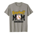 Baseball Mom Yellow Varsity Baseball T-Shirt - Unique Graphic for Adults - T-Shirt, Sweatshirt, Hoodie