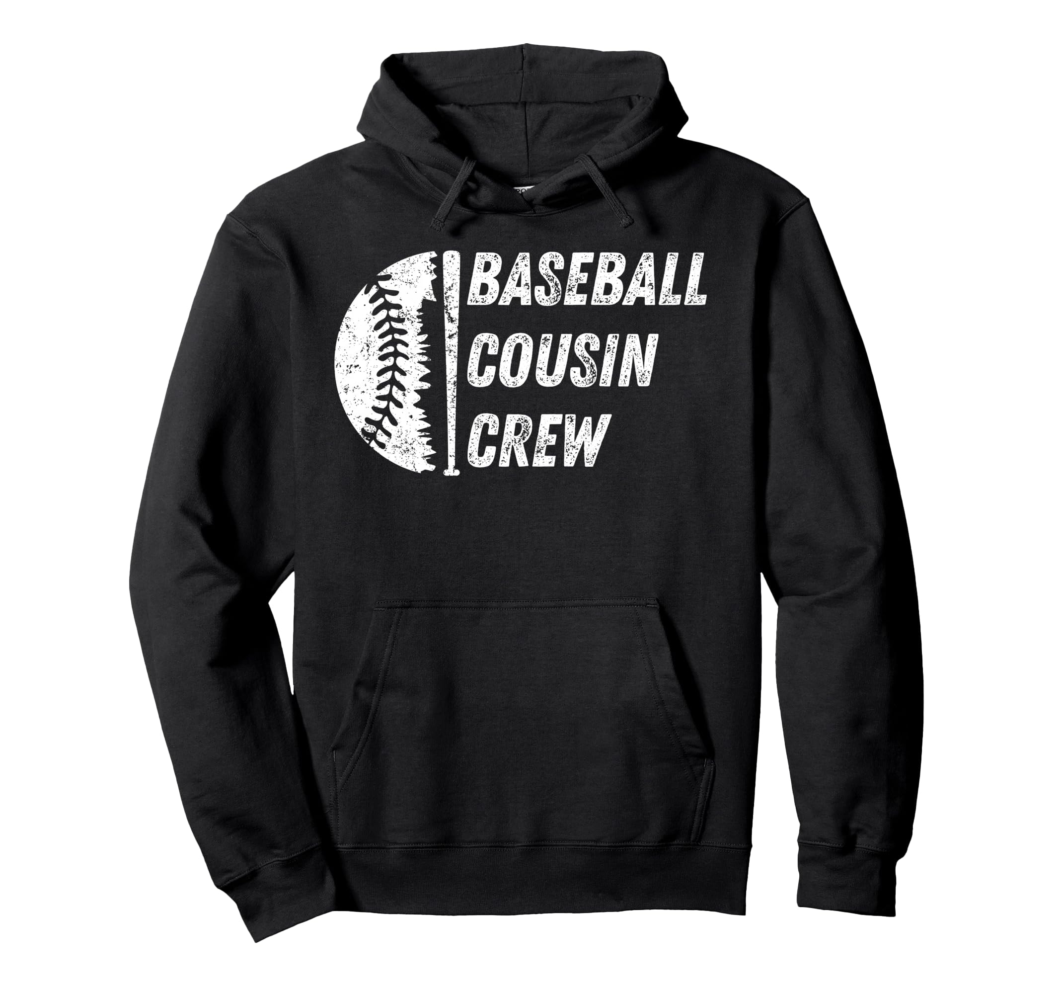 Baseball Cousin Crew Family Friends Hoodie - Fun Novelty Design Unisex - T-Shirt, Sweatshirt, Hoodie