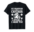 Grandson Is Baseball Catcher Grandma T-Shirt - Custom Art Print Unisex - T-Shirt, Sweatshirt, Hoodie