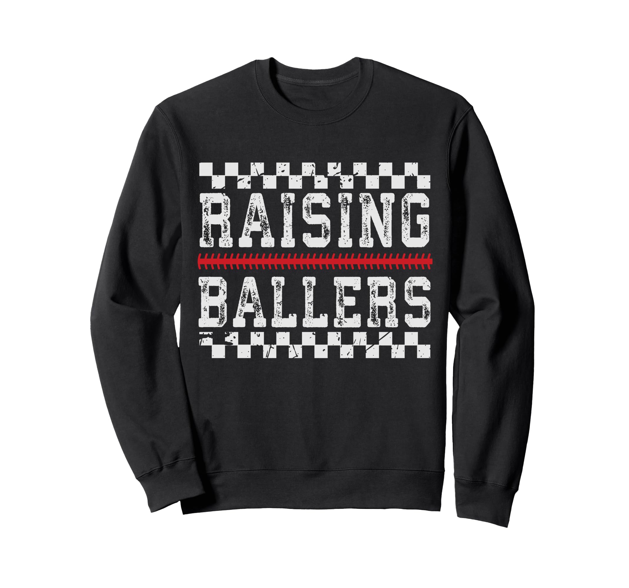 Baseball Player Raising Ballers Sweatshirt - Trendy Graphic for Adults - T-Shirt, Sweatshirt, Hoodie
