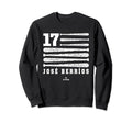 Jose Berrios Flag Toronto Patriotic Sweatshirt - Graphic Print Men Women - T-Shirt, Sweatshirt, Hoodie