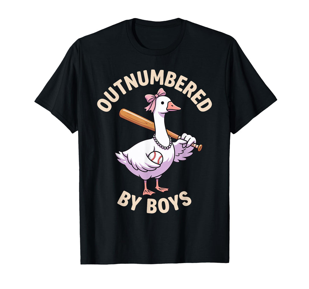 Funny Outnumbered Mothers Day Goose T-Shirt - Streetwear Style Men Women - T-Shirt, Sweatshirt, Hoodie