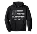 Distressed Usa Flag Hoodie - Aesthetic Graphic Men Women - T-Shirt, Sweatshirt, Hoodie