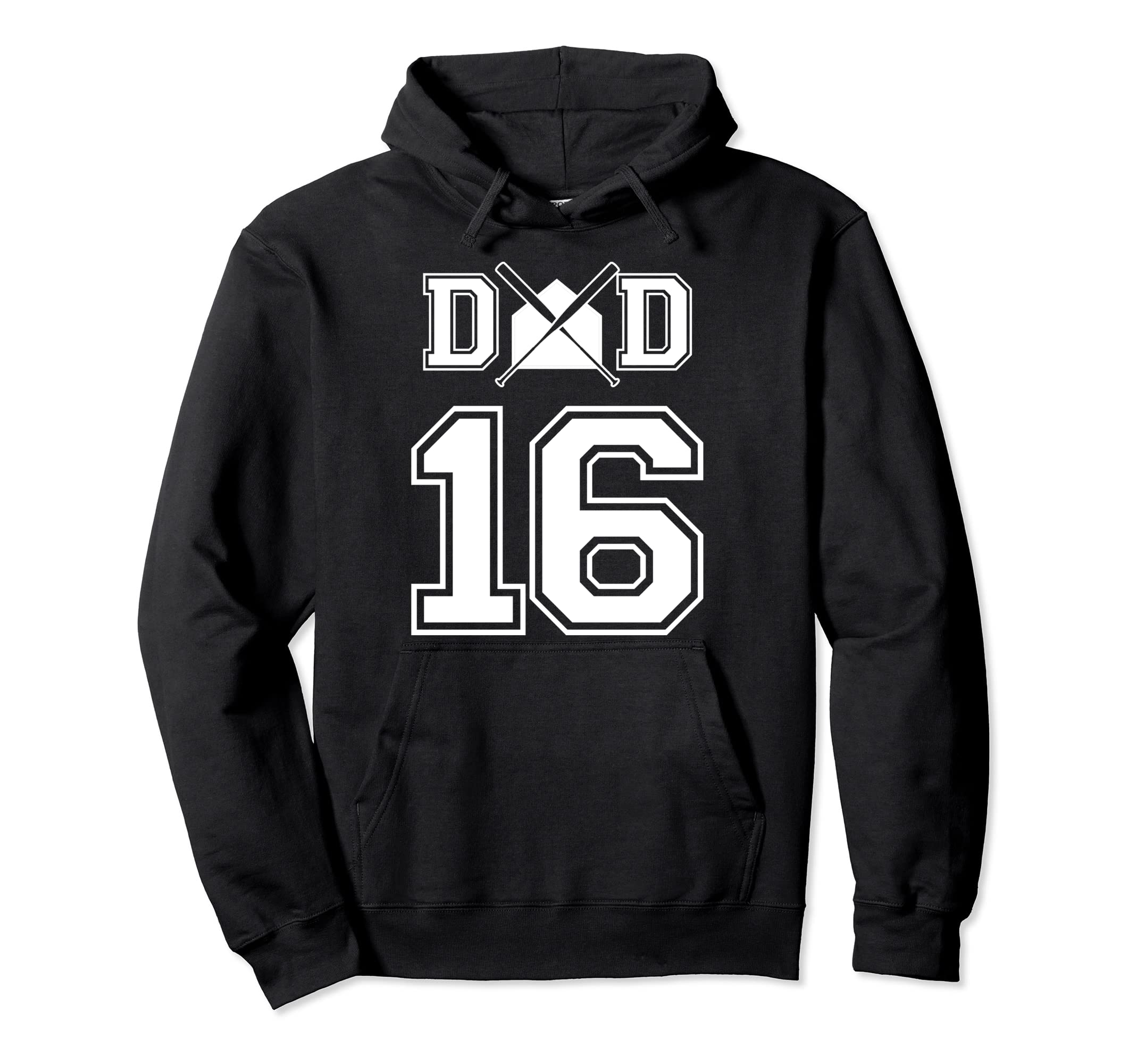 Number 16 Players Biggest Fan Baseball Hoodie - Aesthetic Graphic Unisex - T-Shirt, Sweatshirt, Hoodie