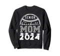 Senior Baseball Mom 2024 Graduation Sweatshirt - Trendy Graphic for Adults - T-Shirt, Sweatshirt, Hoodie