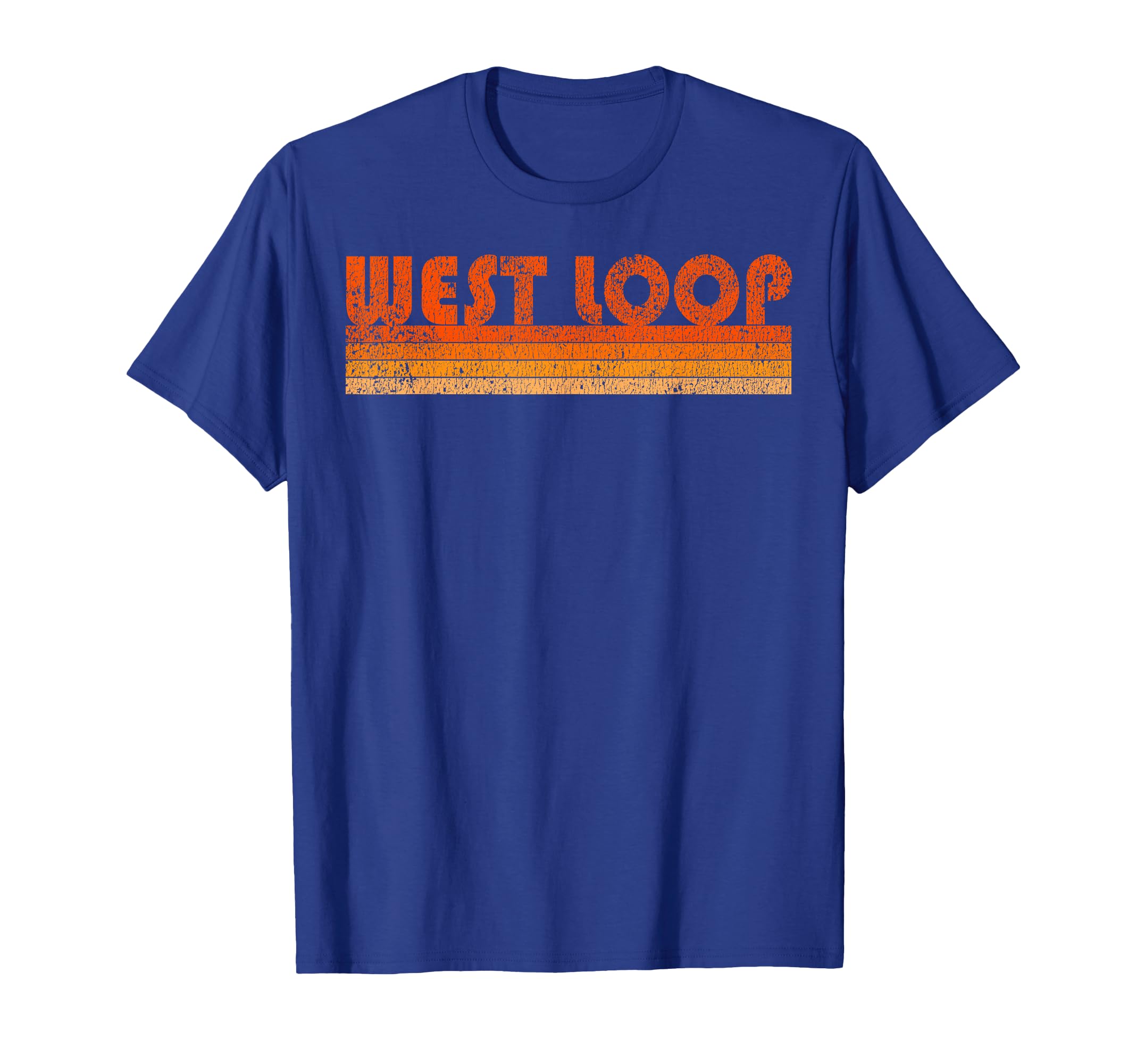 Grunge West Loop Chicago Usa T-Shirt - Graphic Print for Adults - T-Shirt, Sweatshirt, Hoodie