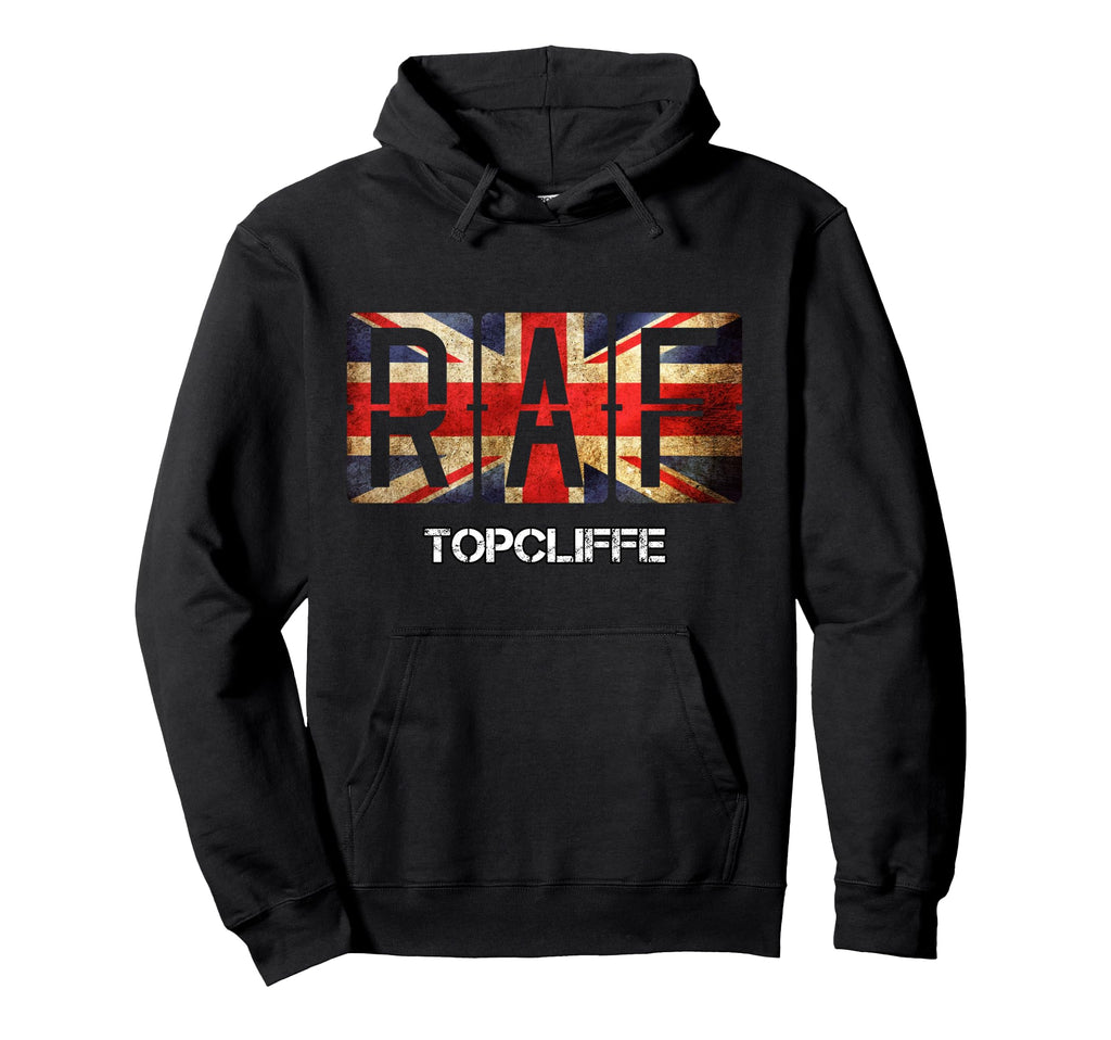 Raf Topcliffe Distressed Airforce Hoodie - Trendy Graphic Men Women - T-Shirt, Sweatshirt, Hoodie