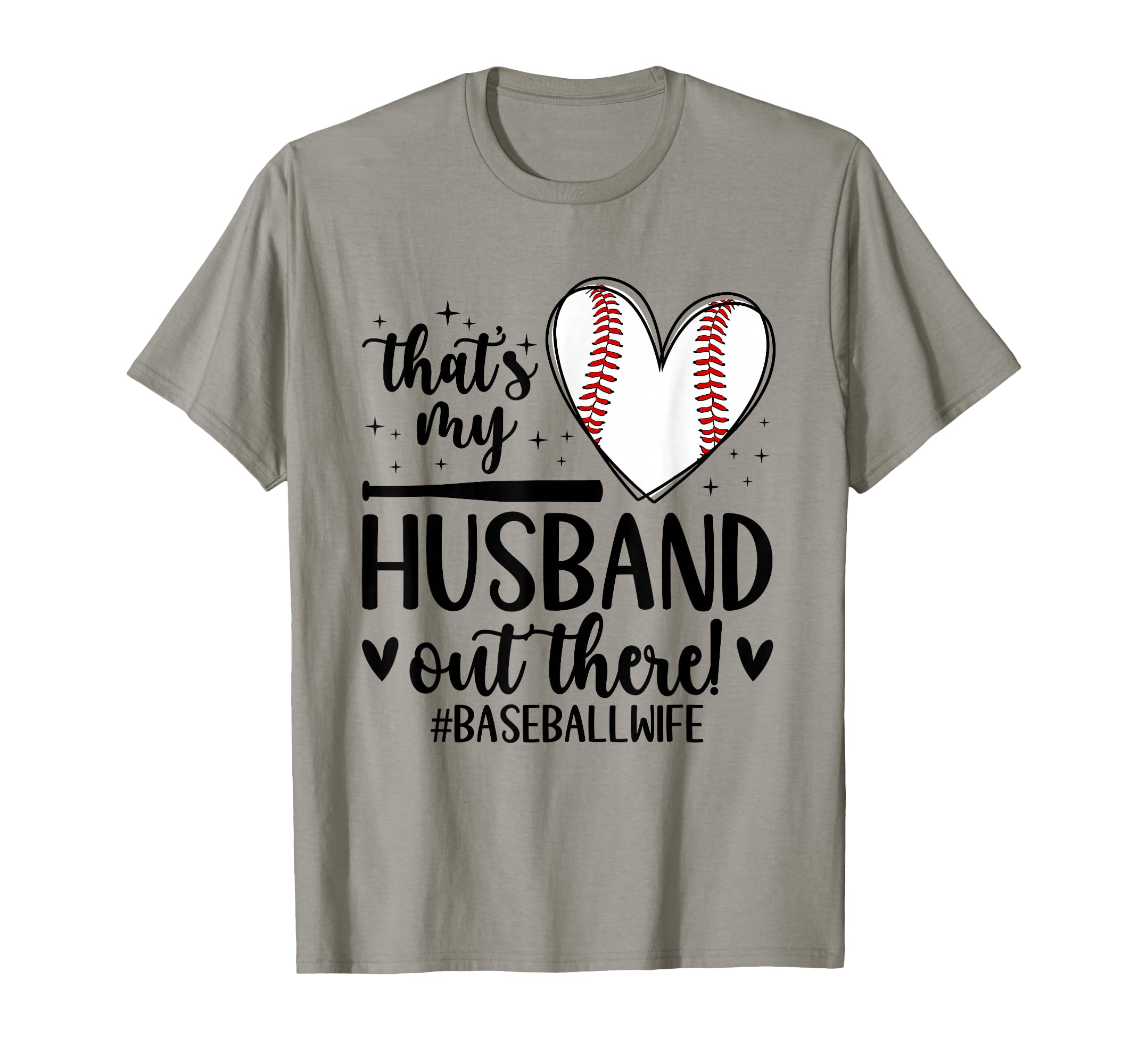 Thats My Husband Baseball Wife T-Shirt - Minimalist Print Men Women - T-Shirt, Sweatshirt, Hoodie