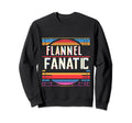 Flannel Fanatic 90S Grunge Icon Sweatshirt - Aesthetic Graphic for Adults - T-Shirt, Sweatshirt, Hoodie