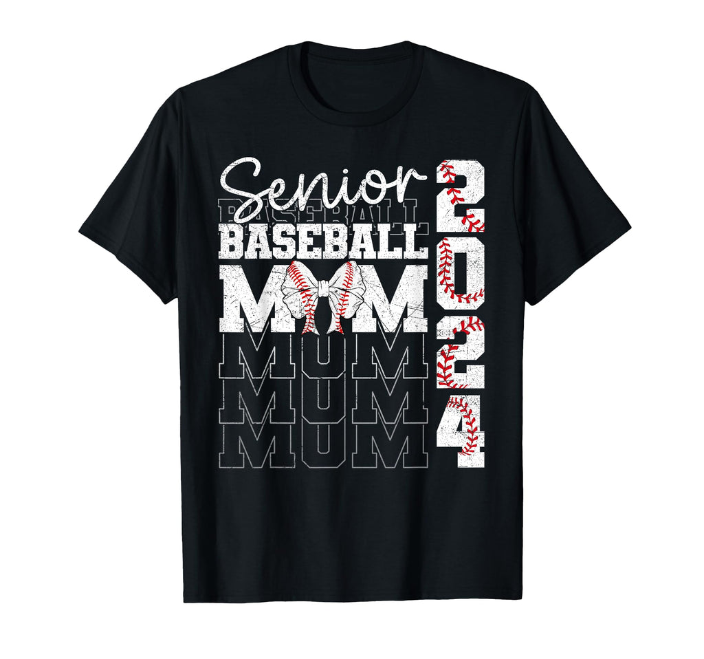 Funny Graduation 2024 Senior Mom T-Shirt - Minimalist Print for Adults - T-Shirt, Sweatshirt, Hoodie