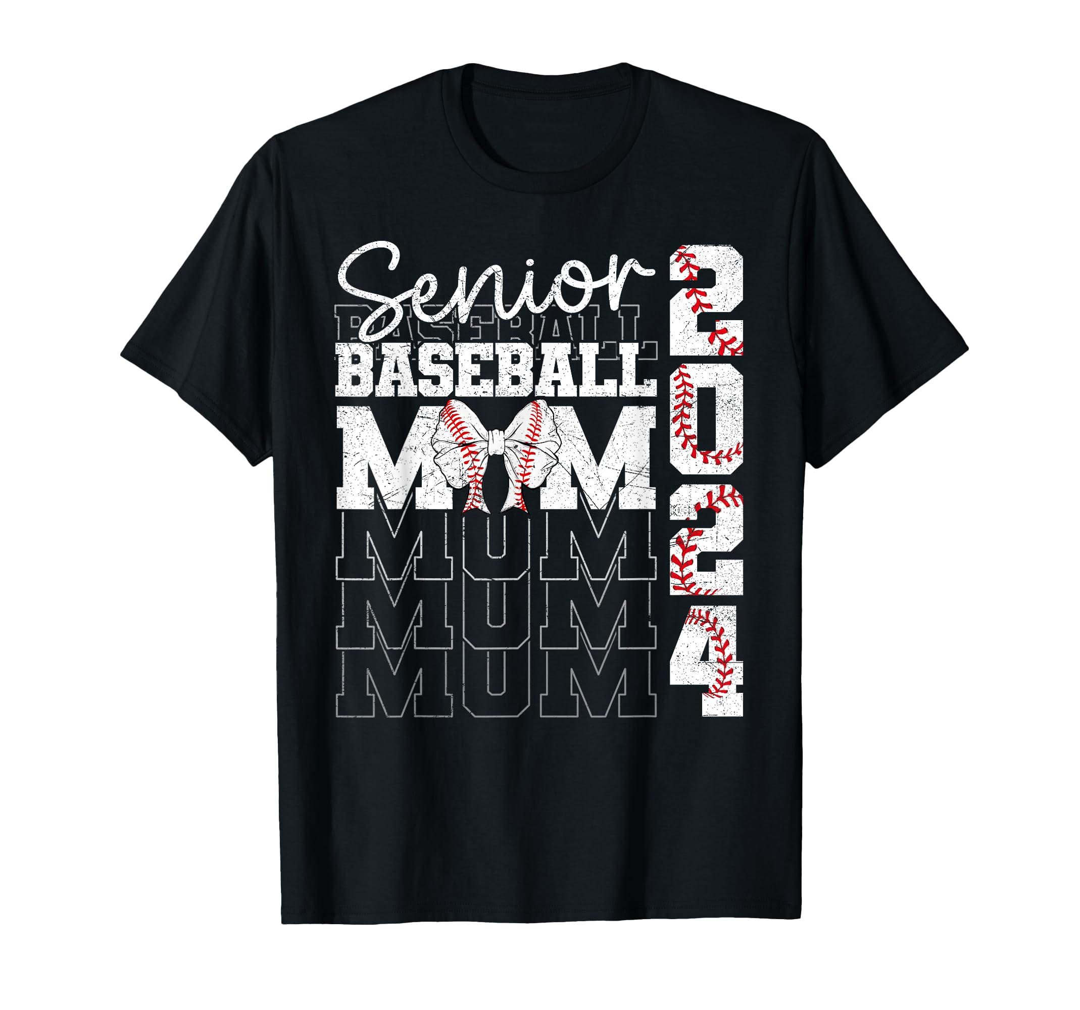 Funny Graduation 2024 Senior Mom T-Shirt - Minimalist Print for Adults - T-Shirt, Sweatshirt, Hoodie
