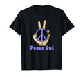 Retirement Hippie Peace Out Sign T-Shirt - Aesthetic Graphic Men Women - T-Shirt, Sweatshirt, Hoodie