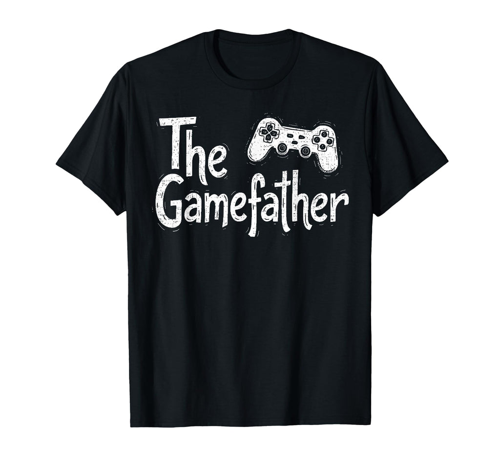 Gamefather Funny Gamer Dad Fathers Day T-Shirt - Custom Art Print Men Women - T-Shirt, Sweatshirt, Hoodie