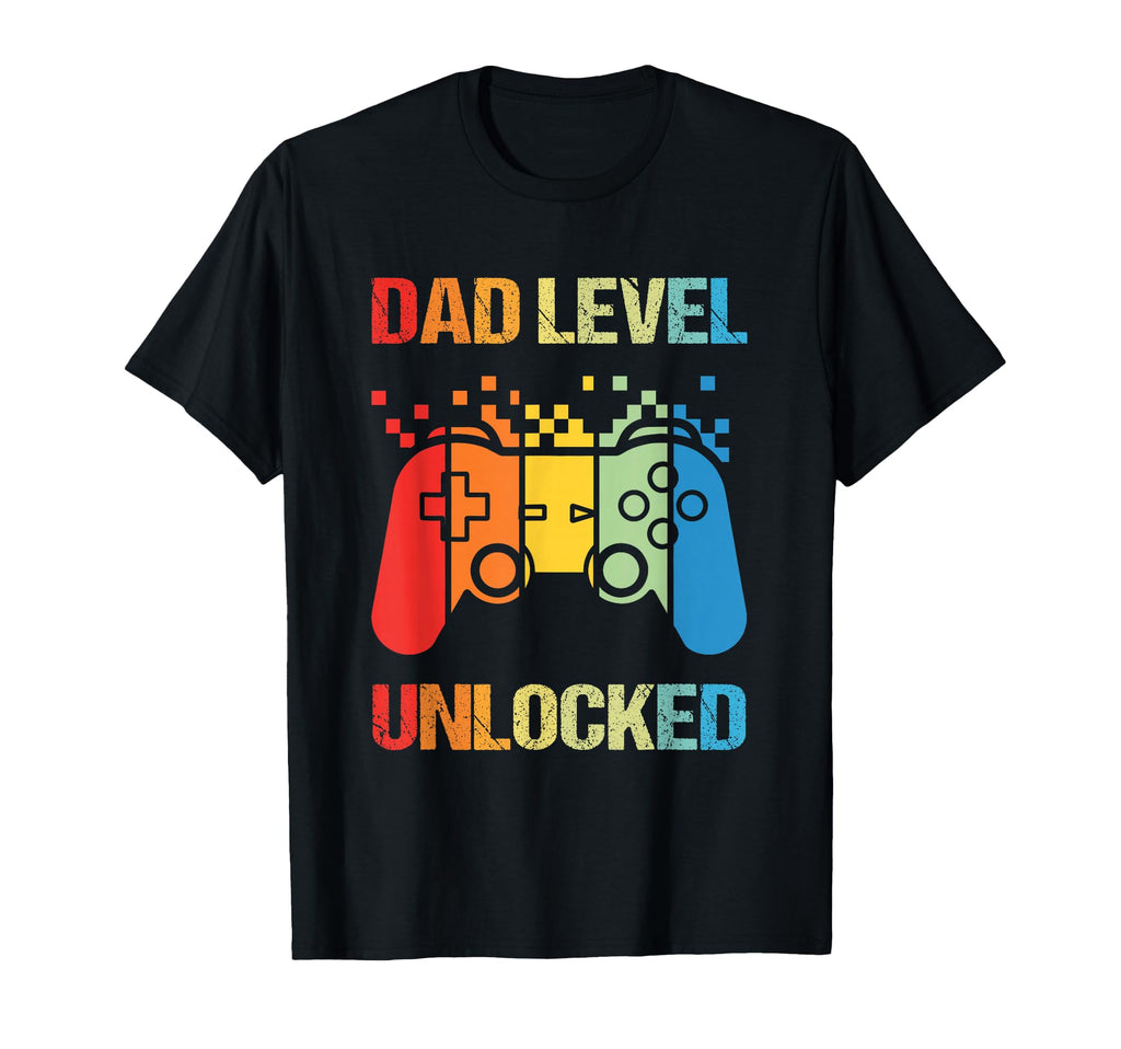 Dad Level Unlocked Funny New Dad T-Shirt - Trendy Graphic for Adults - T-Shirt, Sweatshirt, Hoodie
