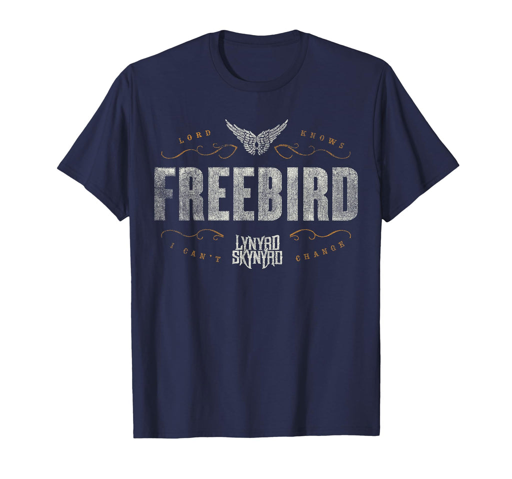 Lynyrd Skynyrd Logo Free Bird Lyrics Rock T-Shirt - Novelty Apparel Unisex - T-Shirt, Sweatshirt, Hoodie