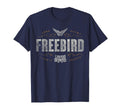 Lynyrd Skynyrd Logo Free Bird Lyrics Rock T-Shirt - Novelty Apparel Unisex - T-Shirt, Sweatshirt, Hoodie