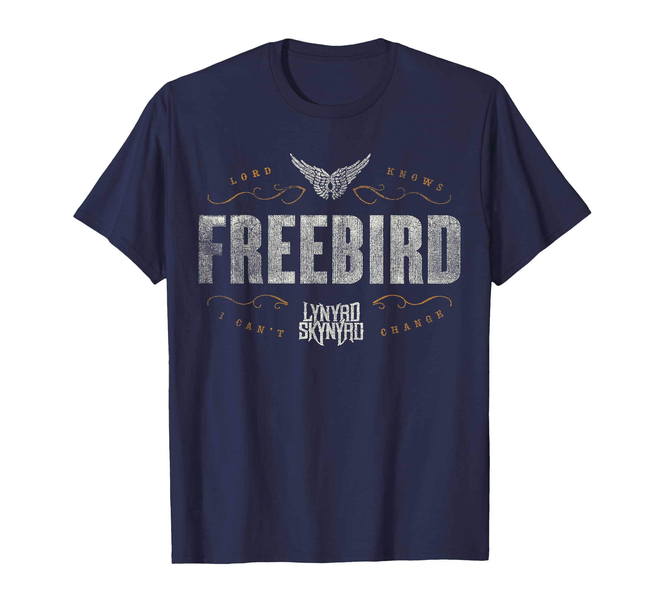 Lynyrd Skynyrd Logo Free Bird Lyrics Rock T-Shirt - Novelty Apparel Unisex - T-Shirt, Sweatshirt, Hoodie