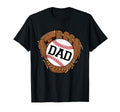 Baseball Dad Coach Glove Ball Sports T-Shirt - Minimalist Print for Adults - T-Shirt, Sweatshirt, Hoodie