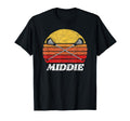 Middie X Crossed Lacrosse Sticks 80S T-Shirt - Casual Everyday Wear Unisex - T-Shirt, Sweatshirt, Hoodie