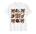 Football Coquette Bow Football Mom Game T-Shirt - Trendy Graphic Unisex - T-Shirt, Sweatshirt, Hoodie