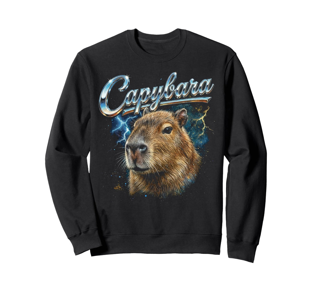 Capybara 90S Funny Capybara 80S Sweatshirt - Streetwear Style Unisex - T-Shirt, Sweatshirt, Hoodie