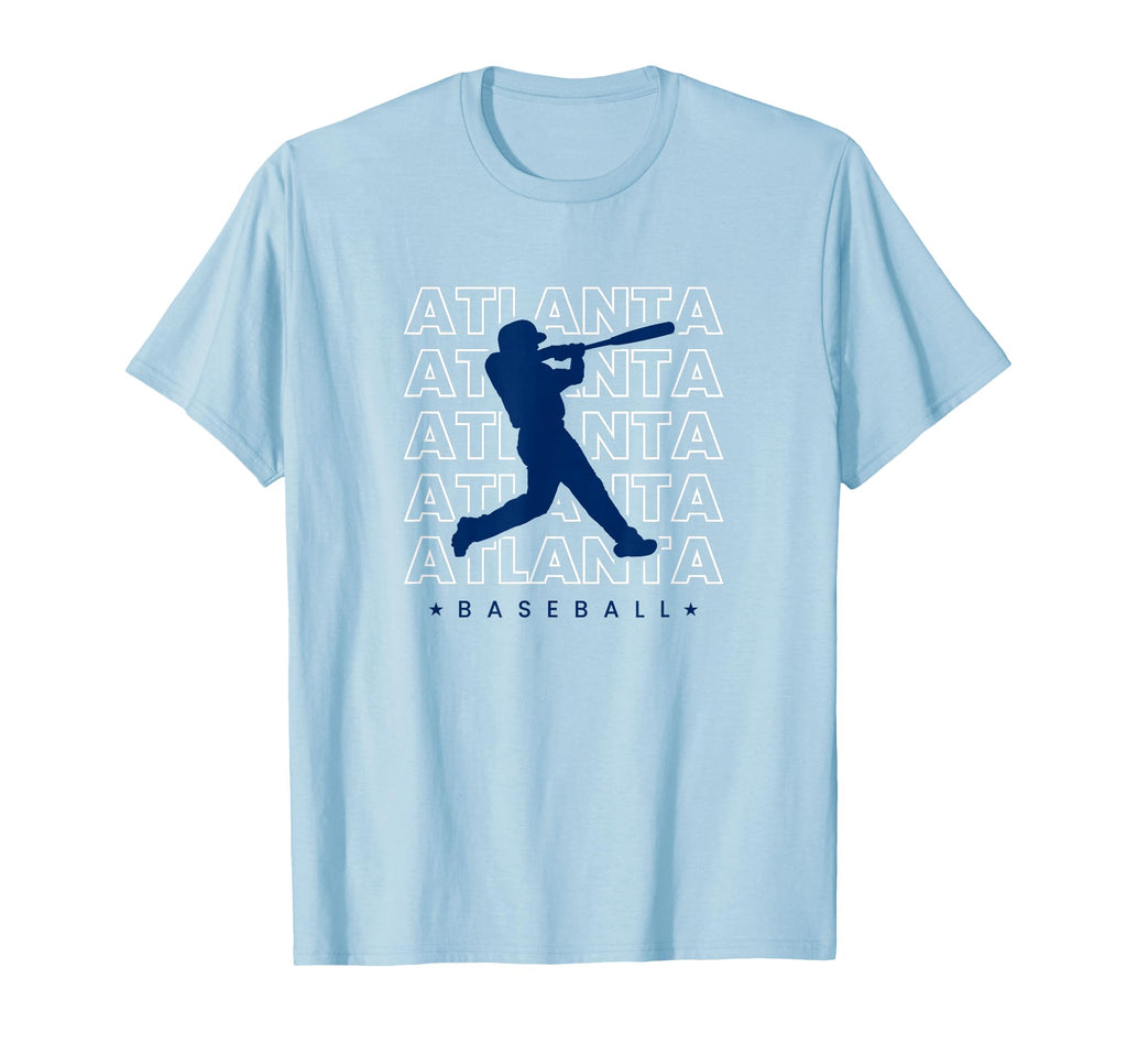 Atlanta Baseball Minimalist Classy T-Shirt - Minimalist Print Men Women - T-Shirt, Sweatshirt, Hoodie