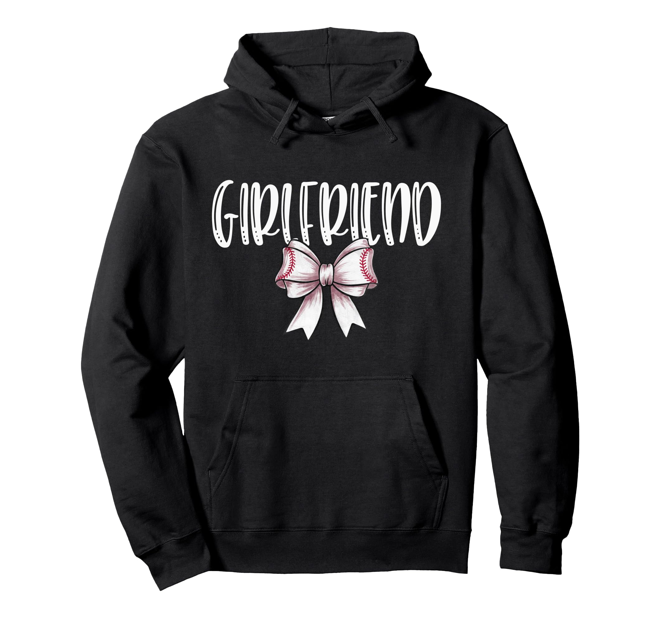 Coquette Baseball Girlfriend Spirit Hoodie - Streetwear Style for Adults - T-Shirt, Sweatshirt, Hoodie