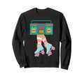 Roller Skates Funny 80S 90S Sweatshirt - Minimalist Print for Adults - T-Shirt, Sweatshirt, Hoodie