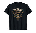 Hotrod Garage Usa Car Hotrod Distressed T-Shirt - Trendy Graphic for Adults - T-Shirt, Sweatshirt, Hoodie