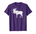 Distressed Moose T-Shirt - Trendy Graphic Men Women - T-Shirt, Sweatshirt, Hoodie