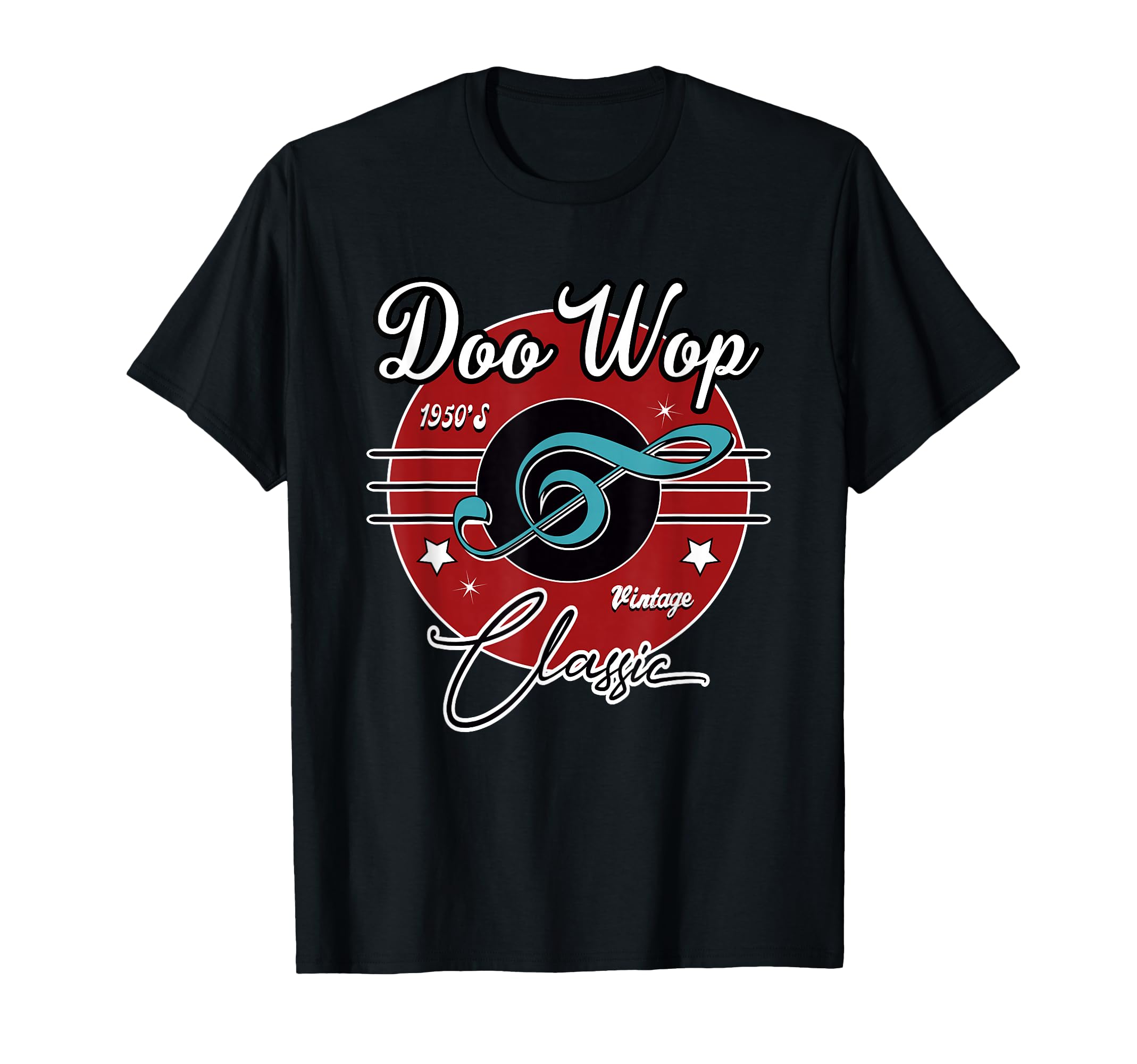 1950S Doo Wop 50S Rockabilly T-Shirt - Trendy Graphic Unisex - T-Shirt, Sweatshirt, Hoodie
