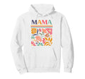 Mama Boho Floral Folk Art Flowers Hoodie - Casual Everyday Wear for Adults - T-Shirt, Sweatshirt, Hoodie