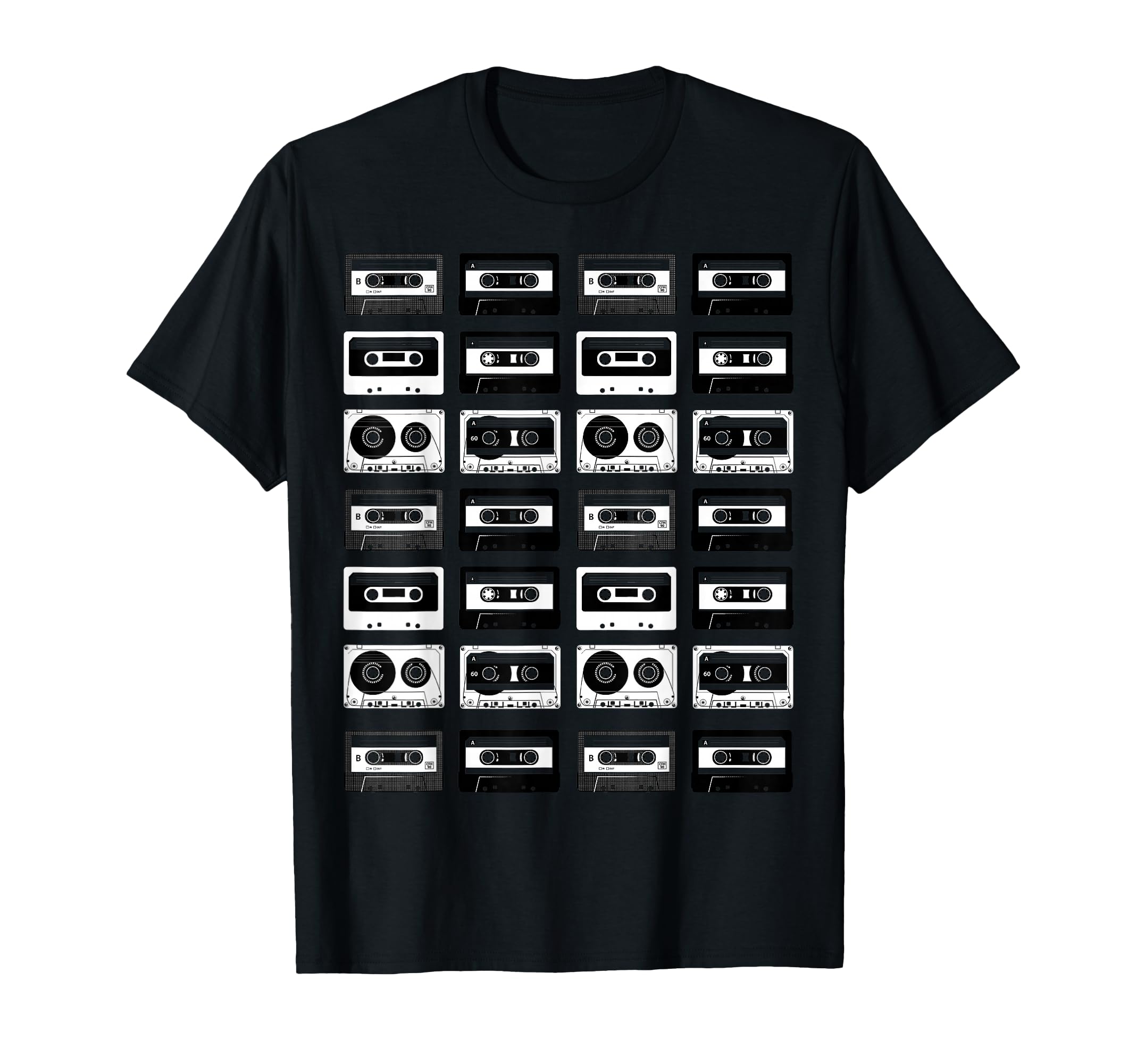 Cassette Tapes Audio Mixtapes T-Shirt - Casual Everyday Wear for Adults - T-Shirt, Sweatshirt, Hoodie