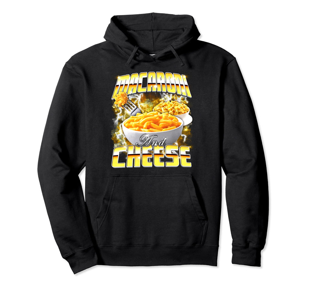 Macaroni And Cheese Meme Bootleg Rap 90S Hoodie - Minimalist Print Unisex - T-Shirt, Sweatshirt, Hoodie