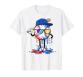 Baseball Drip Ice Cream Funny Summer T-Shirt - Streetwear Style Unisex - T-Shirt, Sweatshirt, Hoodie
