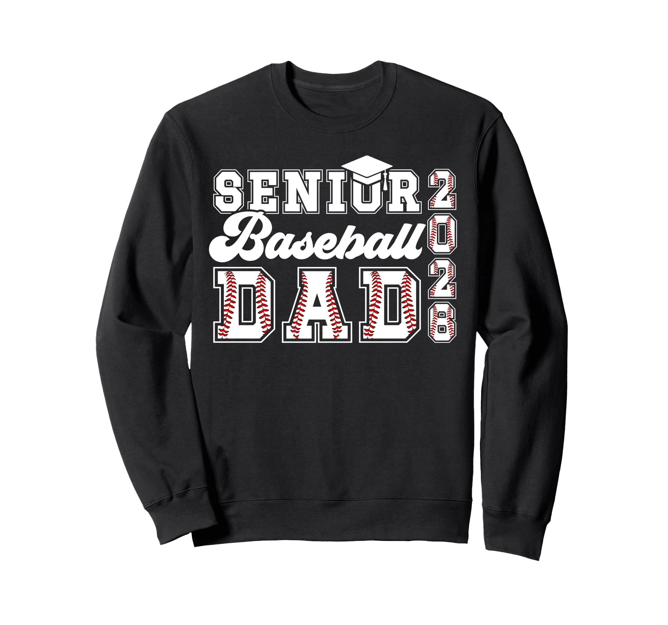 Baseball Senior Dad Baseball Sweatshirt - Aesthetic Graphic Men Women - T-Shirt, Sweatshirt, Hoodie