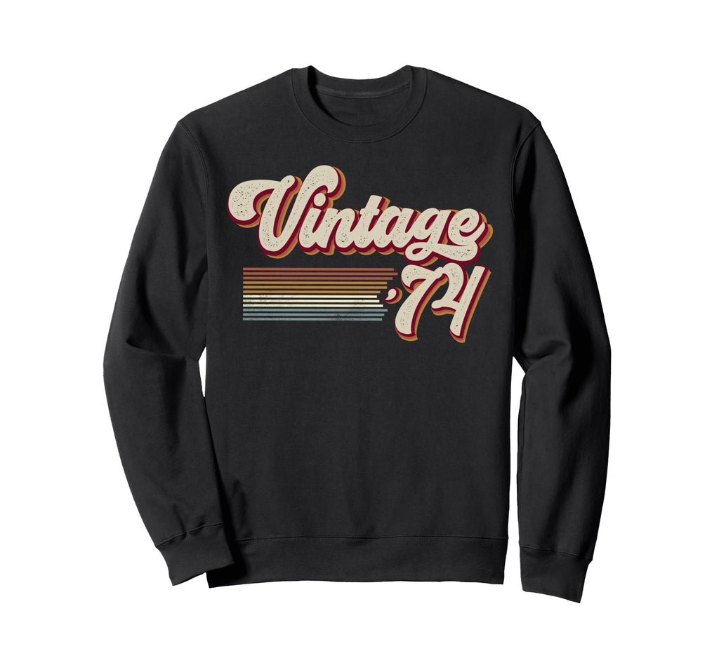 1974 Sunset 52 Year Old 52Nd Birthday Sweatshirt - Minimalist Print Unisex - T-Shirt, Sweatshirt, Hoodie