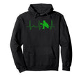 Green Baseball Heartbeat Catcher Hoodie - Streetwear Style Men Women - T-Shirt, Sweatshirt, Hoodie