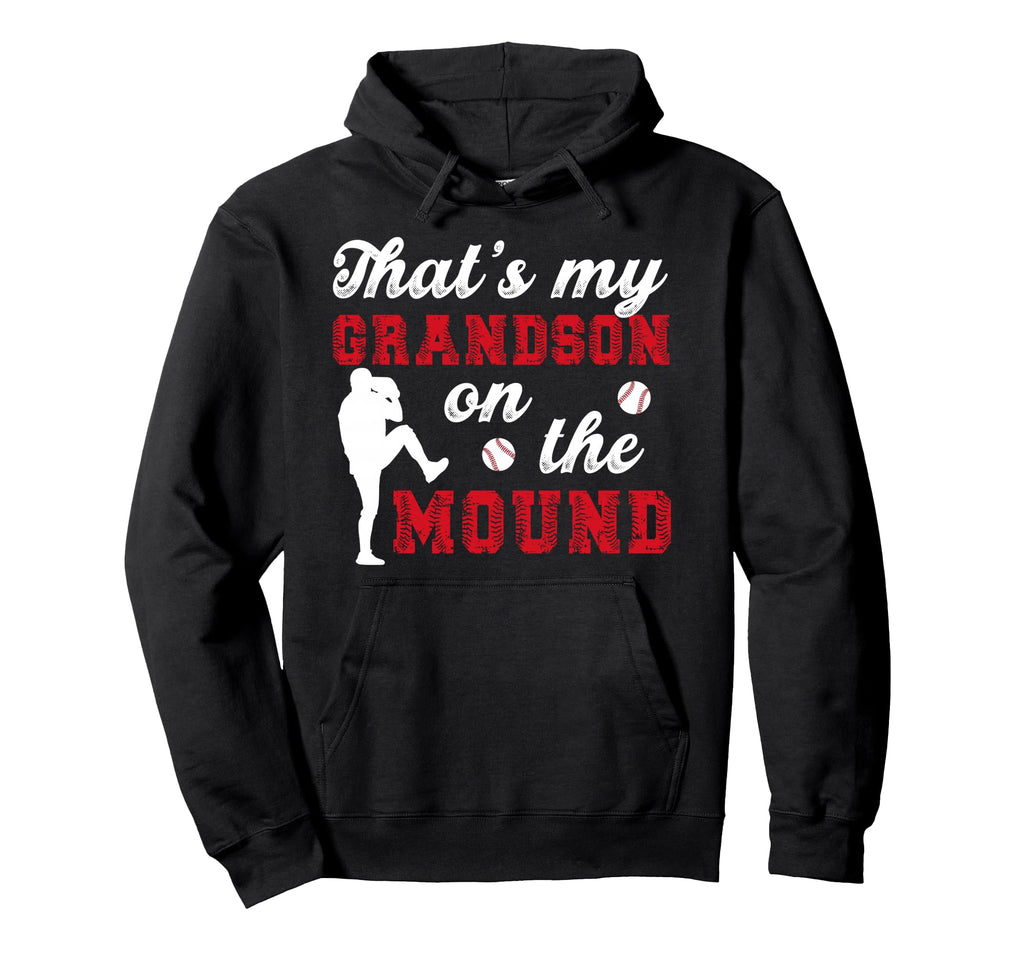 Baseball Pitcher Grandma Proud Baseball Hoodie - Minimalist Print Unisex - T-Shirt, Sweatshirt, Hoodie