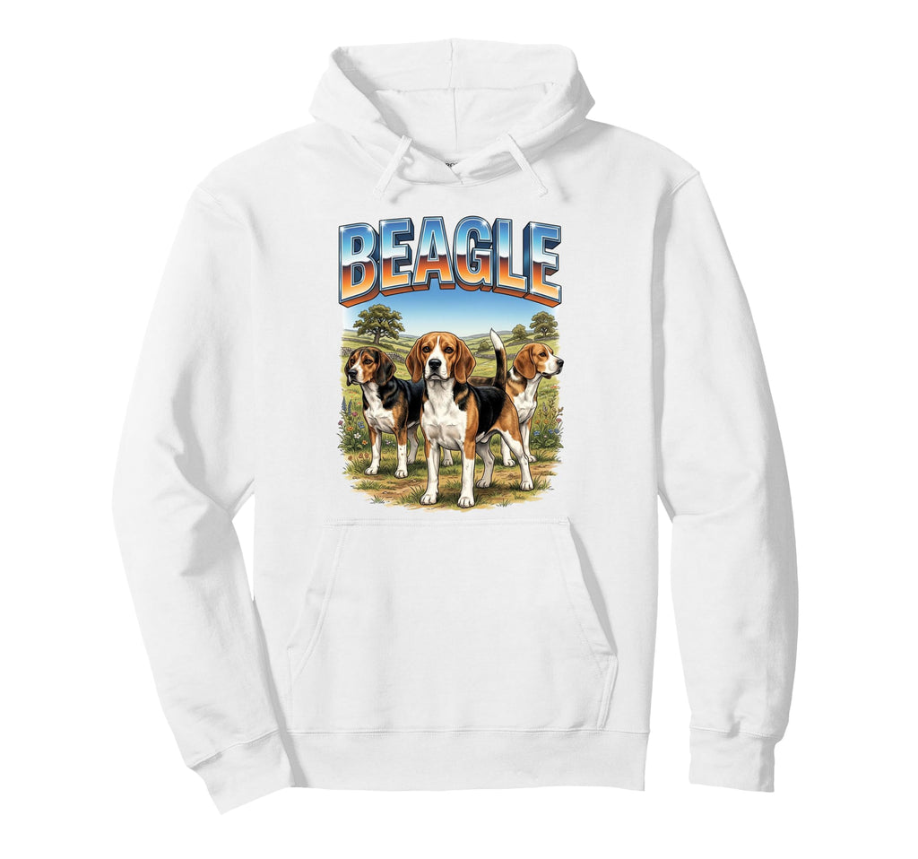 Beagle 90S Dog Lover 80S Beagle Owner Hoodie - Aesthetic Graphic Men Women - T-Shirt, Sweatshirt, Hoodie